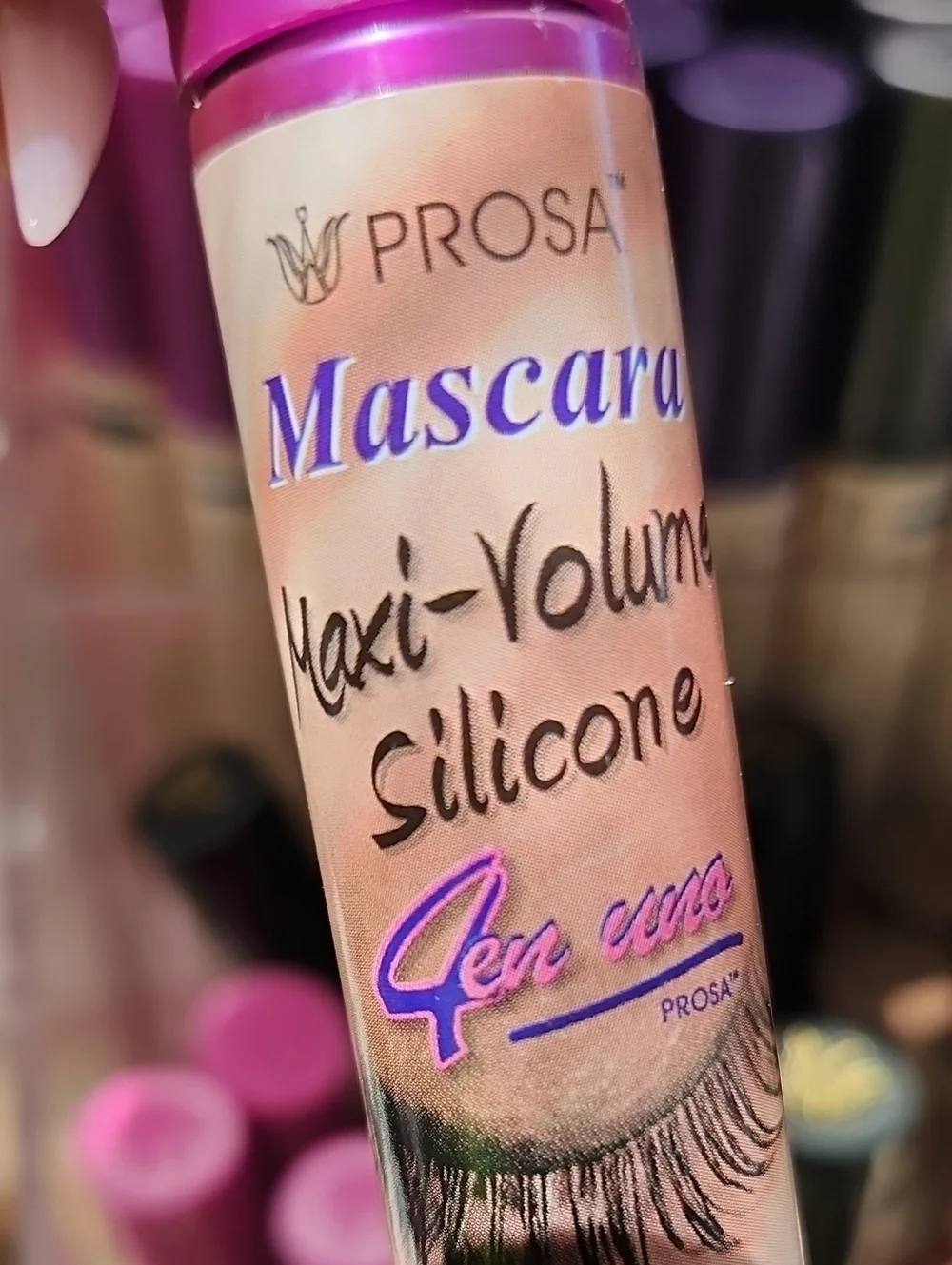 PROSA Mascara Maxi-Volume Silicone in Fiusha and Beige